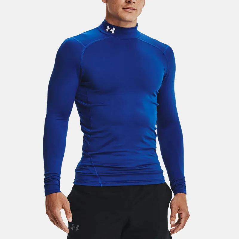 Under Armour ColdGear T Shirts Men Blue-2