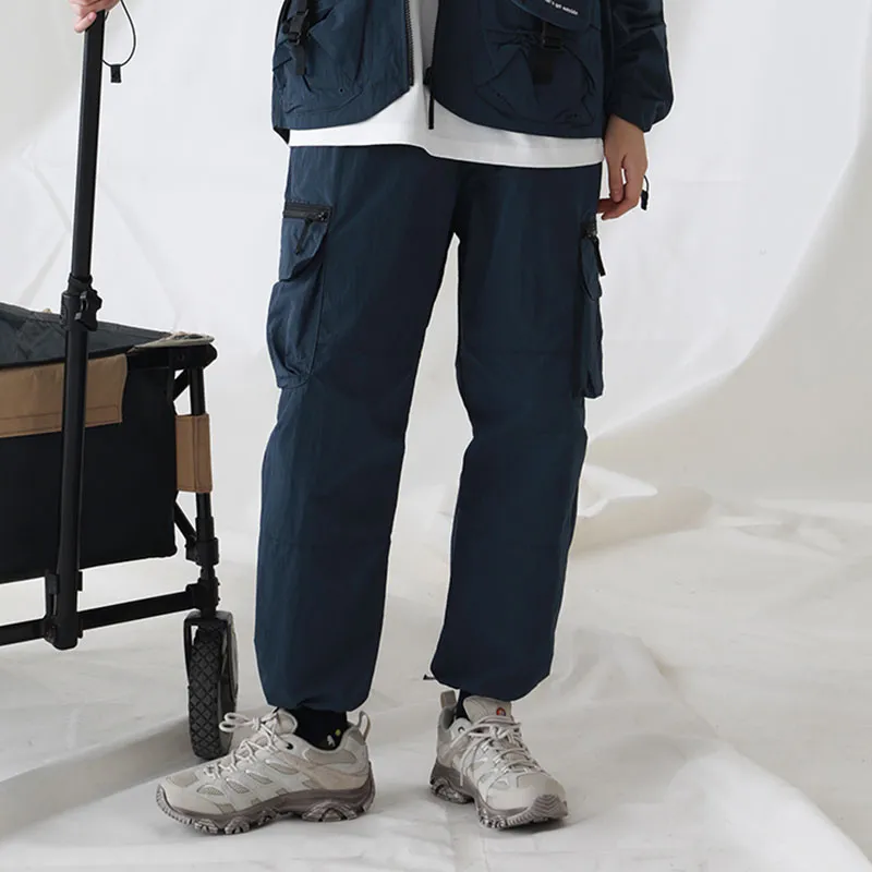 MERRELL Cargo Pants Unisex Navy Blue-1