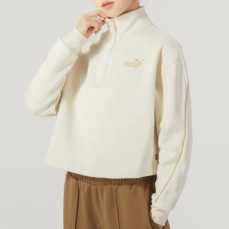 PUMA Sweatshirts Women's Ecru-2