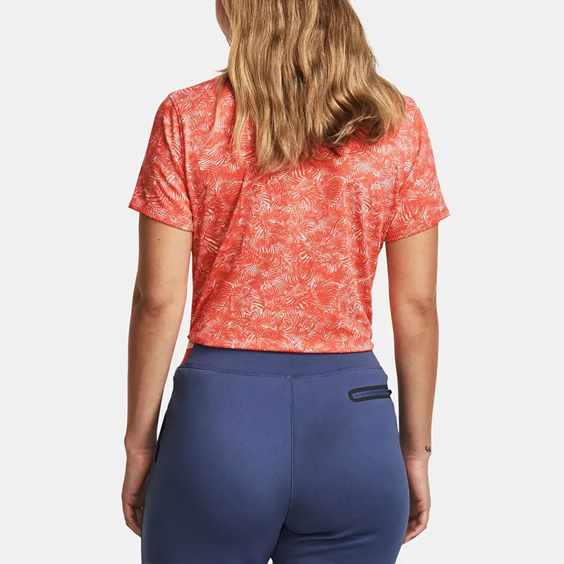 Under Armour Polo Shirts Women's Venom Red-3