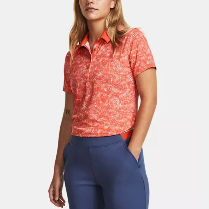 Under Armour Polo Shirts Women's Venom Red-2