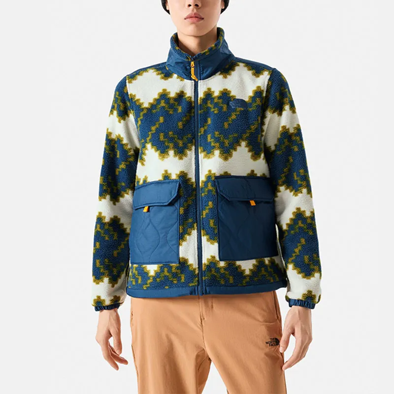 THE NORTH FACE Velvet feel Coat Women's Blue-3