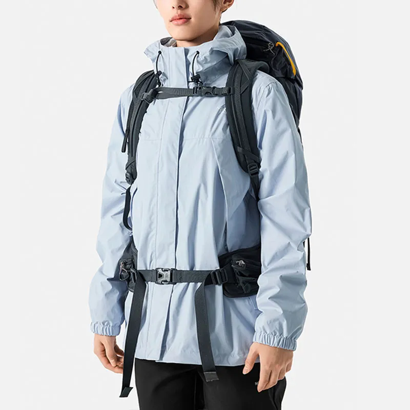 THE NORTH FACE City Outdoor Collection Waterproof, Windproof, Breathable, And Thermal Windbreaker Jacket Women's Blue-2