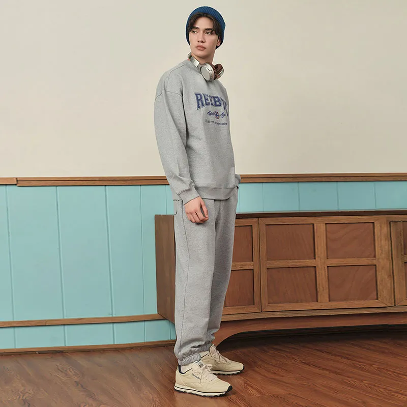 Reebok Sweatshirts Unisex Medium Heather Gray-2