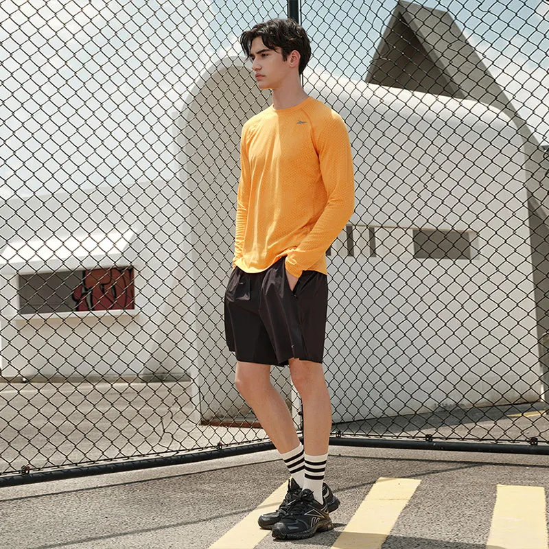 Reebok T Shirts Men Orange-4
