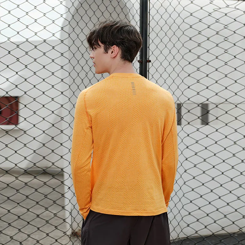 Reebok T Shirts Men Orange-1