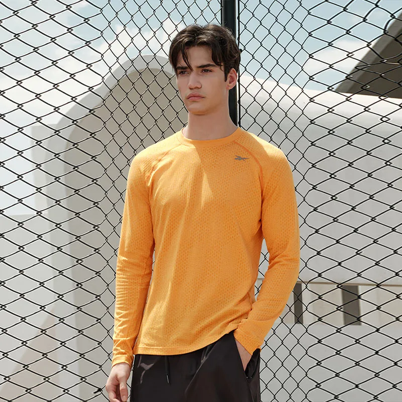 Reebok T Shirts Men Orange-2