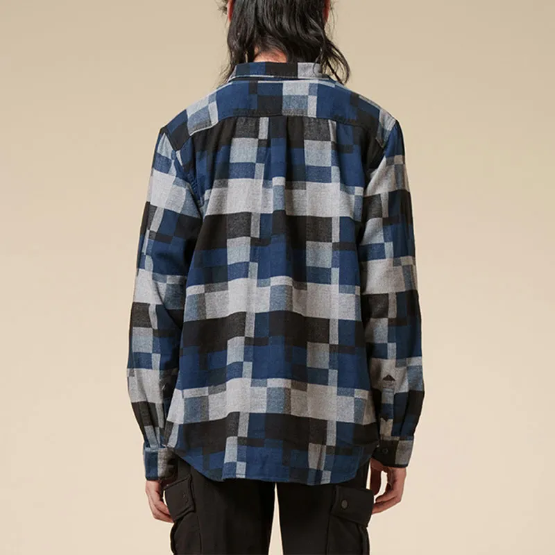 Vans Shirt Men's Dark Blue/Black-3