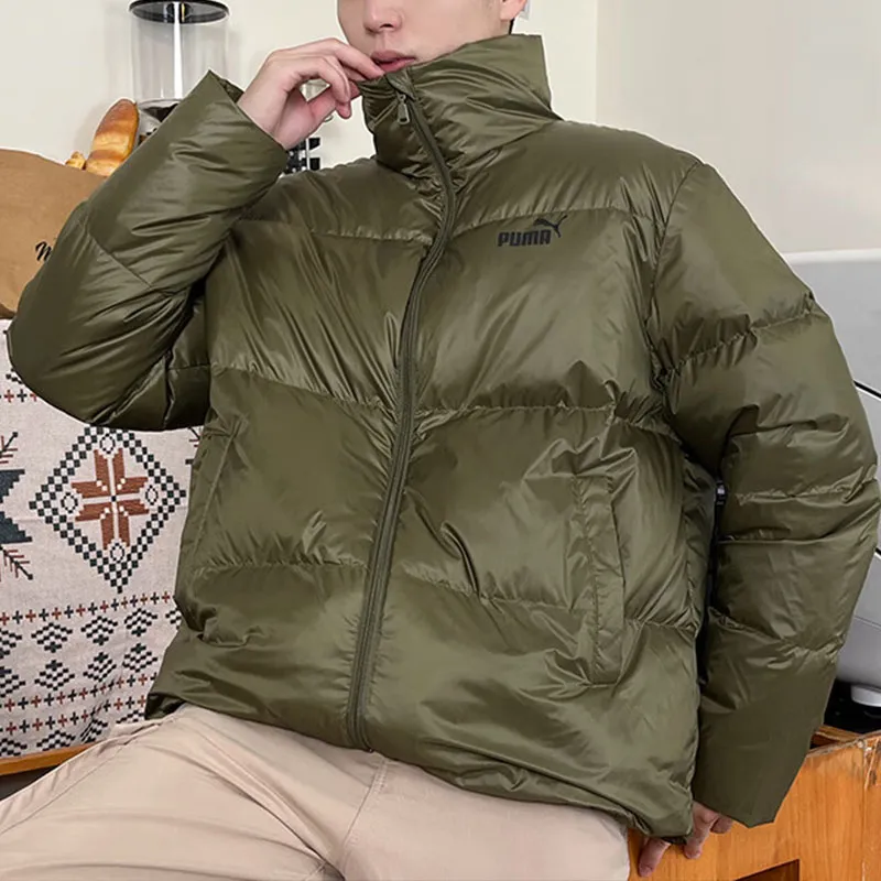 PUMA Down Jackets Men Green-2