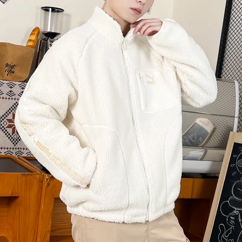 PUMA Jackets Unisex White-3