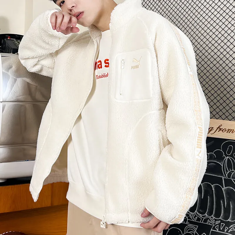 PUMA Jackets Unisex White-1