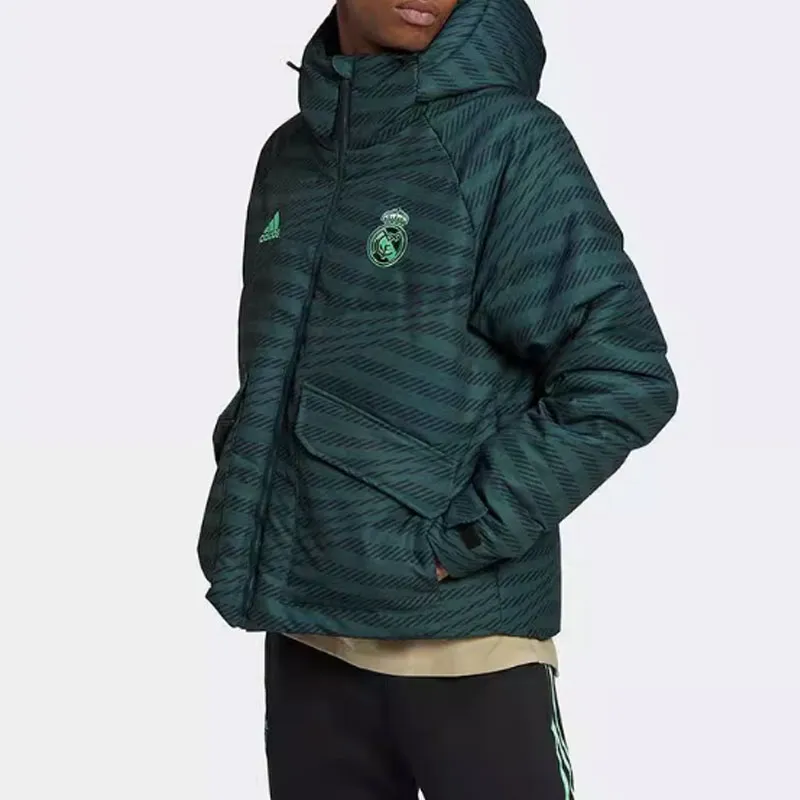 Adidas Real Madrid C.F Down Jacket Men's Green-3