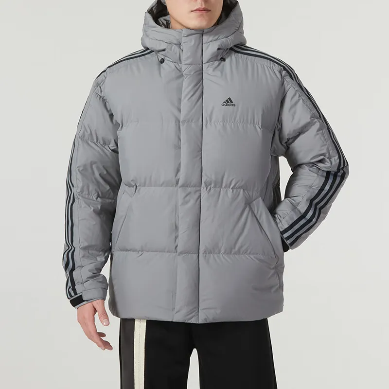 Adidas Down Jackets Men Gray-2