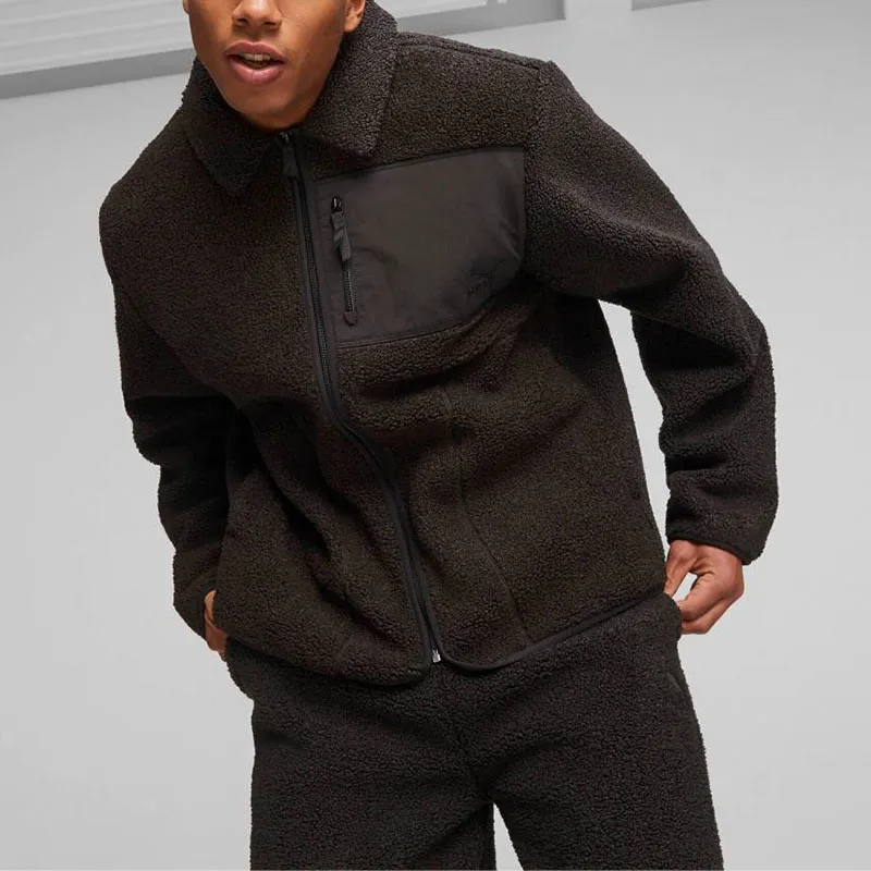 PUMA Velvet Jackets Unisex Black-3