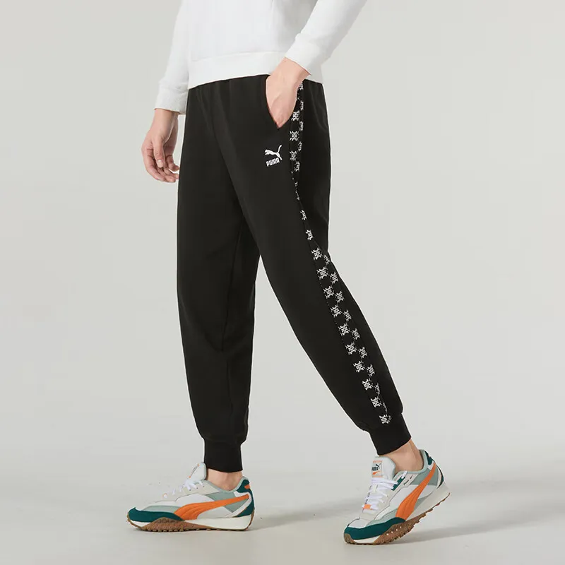 PUMA Sports Pants Unisex Black-4