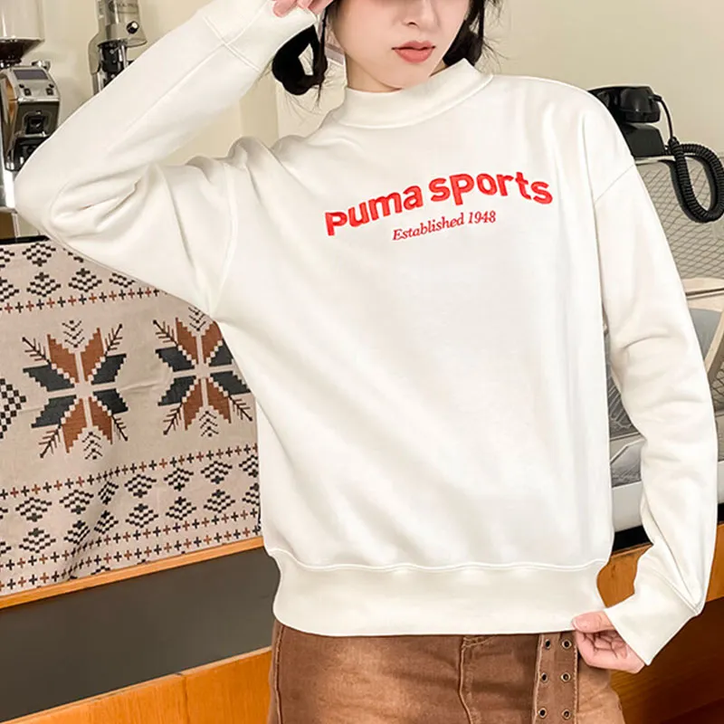 PUMA Sweatshirts Women's White-2