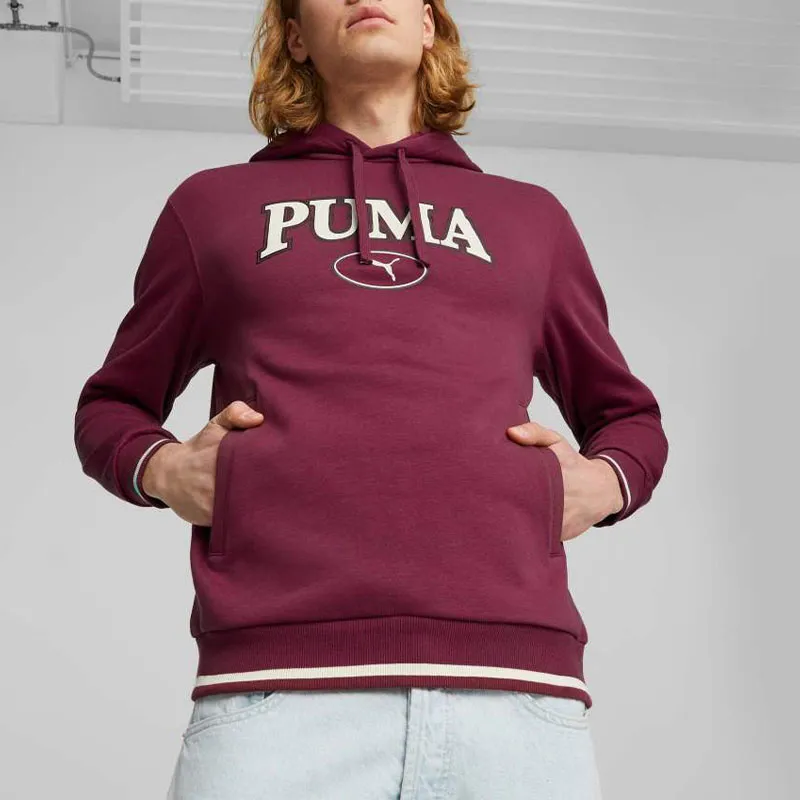 PUMA SQUAD FL Sweatshirts Men Burgundy-2