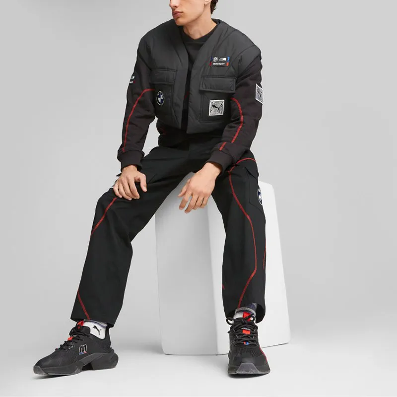PUMA BMW M Motorsport Puffer Jackets Unisex Black-3