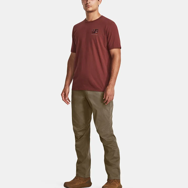 Under Armour T-Shirts Men Sugarcane Red-4