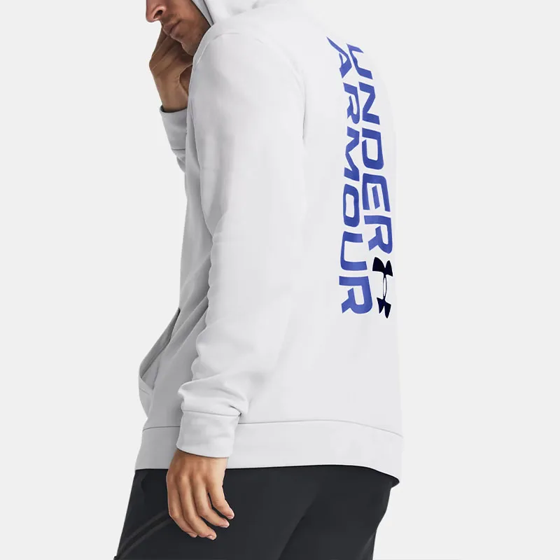 Under Armour Fleece Sweatshirts Men Light Gray-3