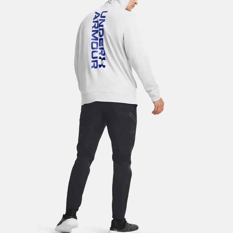 Under Armour Fleece Sweatshirts Men Light Gray-4