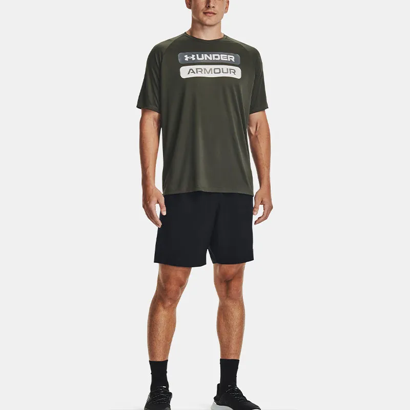 Under Armour Velocity T Shirts Men Green-4