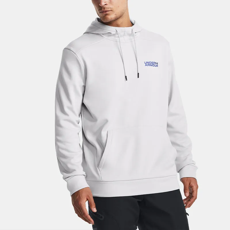 Under Armour Fleece Sweatshirts Men Light Gray-2