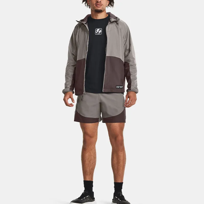 Under Armour Rush Jackets Men Taupe-4