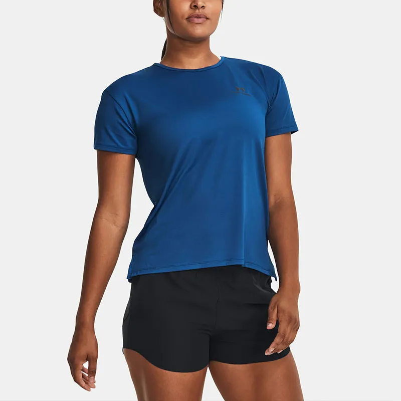 Under Armour Rush T Shirts Women's Blue-2