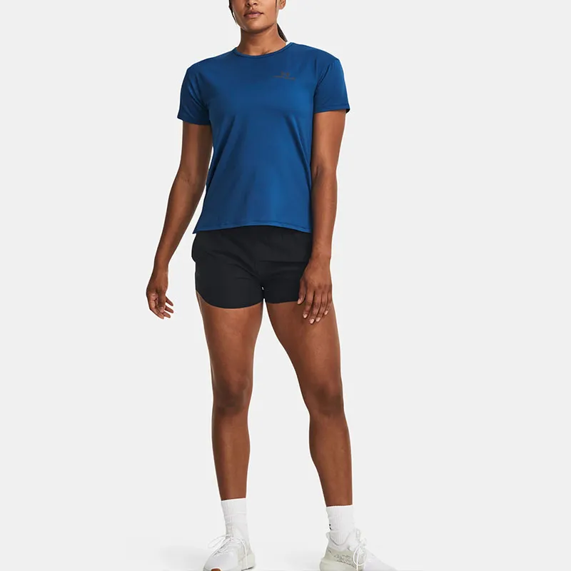 Under Armour Rush T Shirts Women's Blue-4