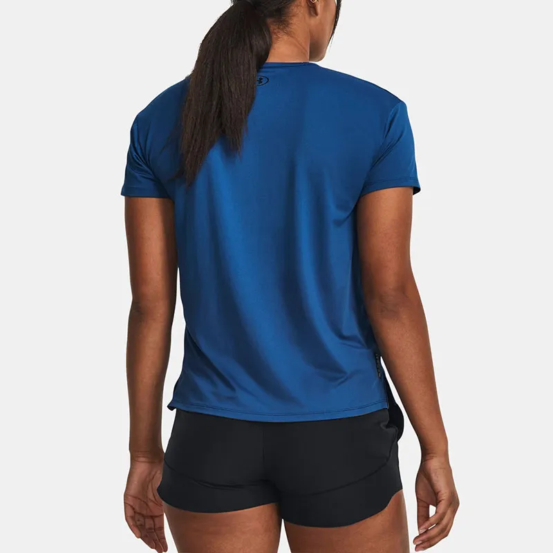 Under Armour Rush T Shirts Women's Blue-3