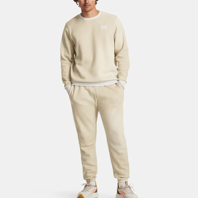 Under Armour Essential Knitted Sweatpants Men Khaki-2