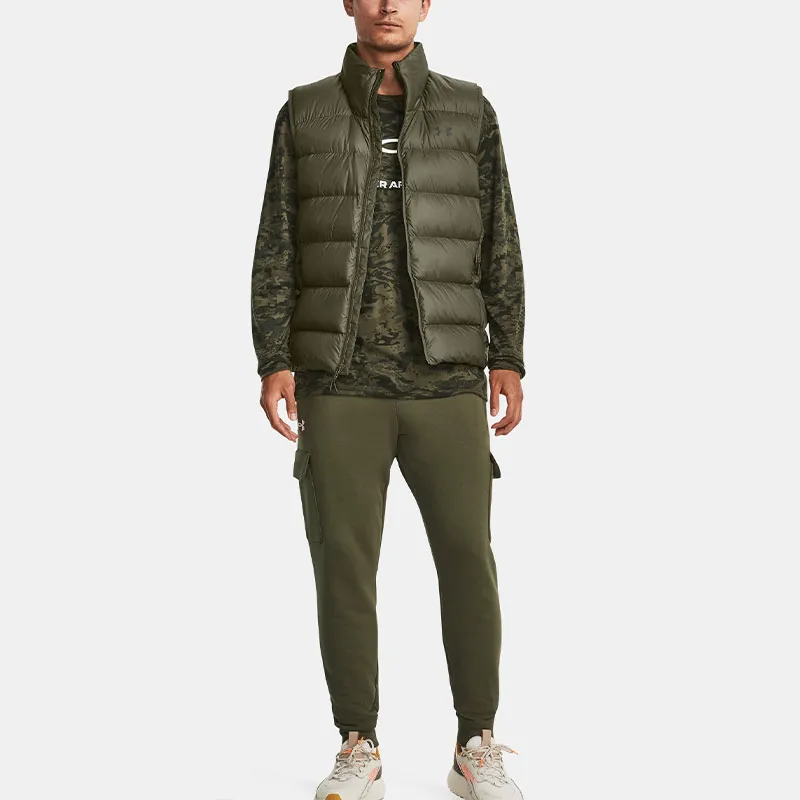 Under Armour Rival Fleece Knitted Sweatpants Men Green-3