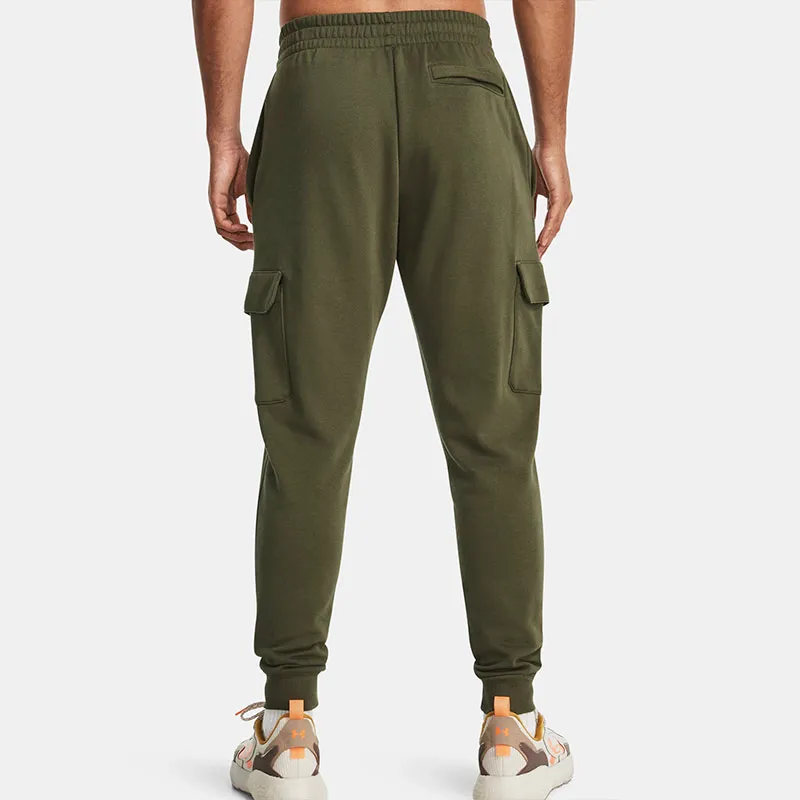 Under Armour Rival Fleece Knitted Sweatpants Men Green-4