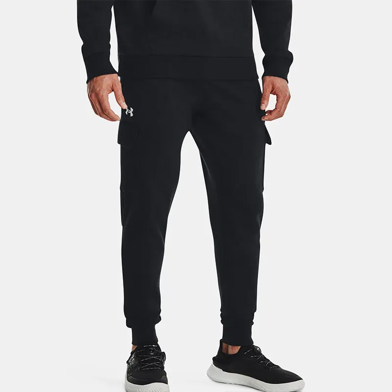 Under Armour Rival Fleece Knitted Sweatpants Men Black-3