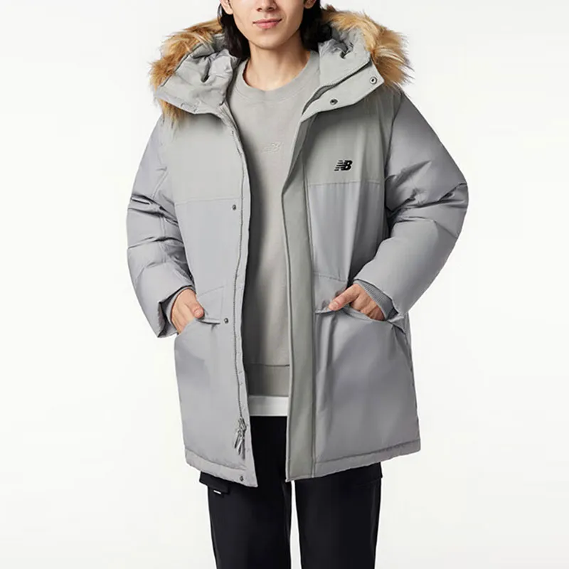 New Balance Down Jacket Unisex Gray-2