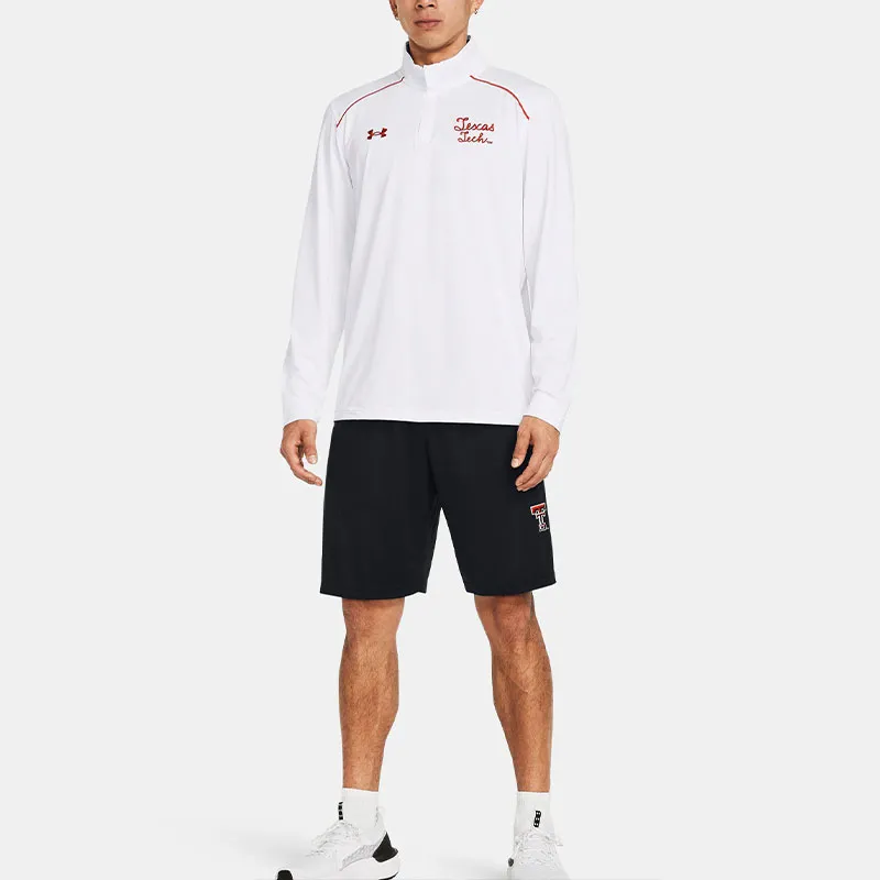 Under Armour Collegiate ¼ Zip T-Shirt Men's White-4