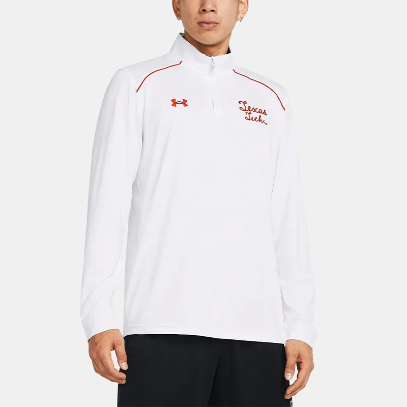 Under Armour Collegiate ¼ Zip T-Shirt Men's White-2