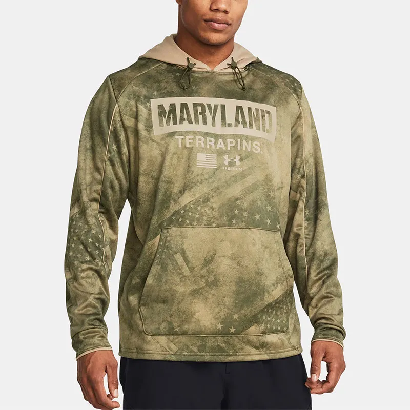 Under Armour University Of Maryland College Park Sweatshirt Men's Green-3