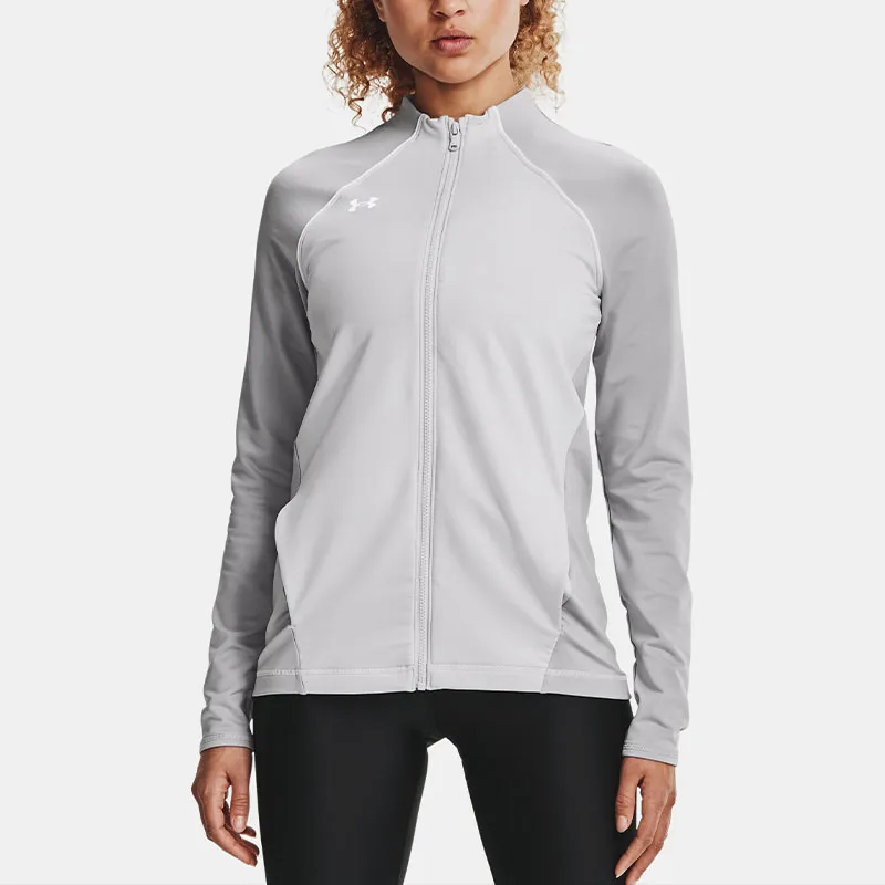 Under Armour Layer Up Full-Zip Jacket Women's Gray-2
