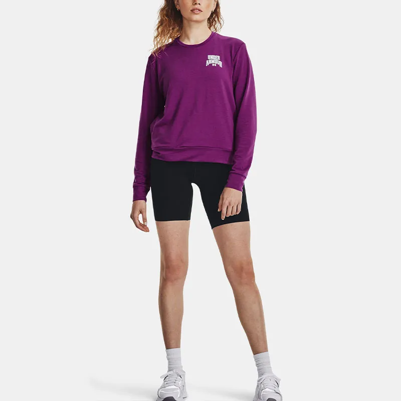 Under Armour Rival Terry Sweatshirt Women's Purple-3