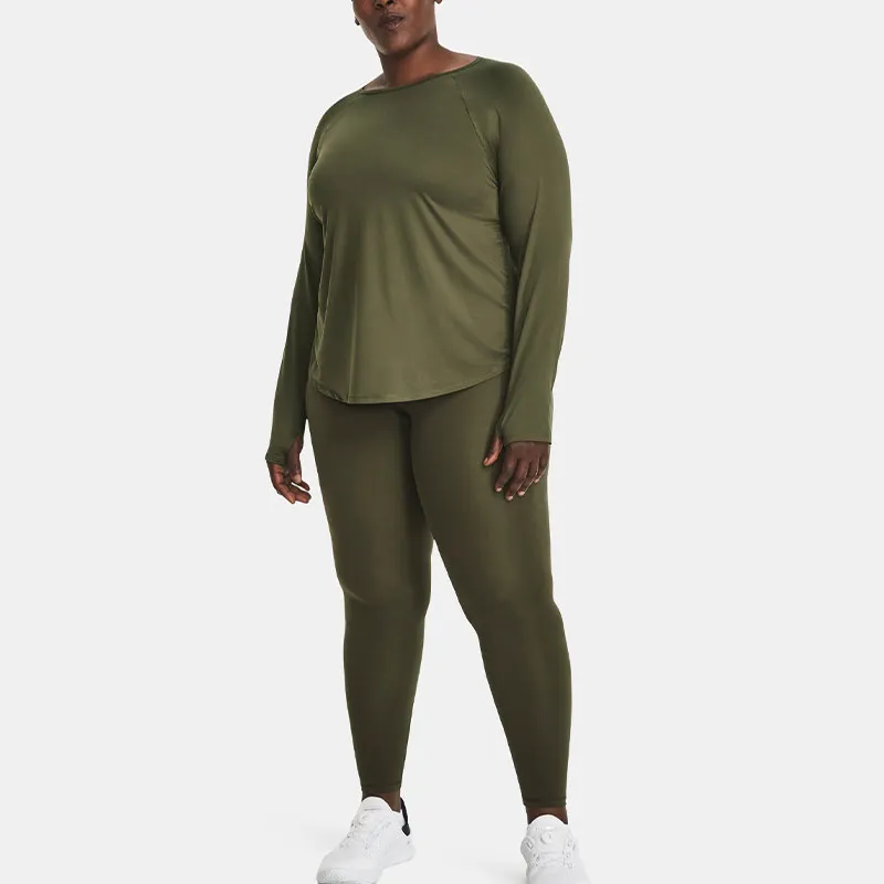 Under Armour Motion Longline T-Shirt Women's Green-4