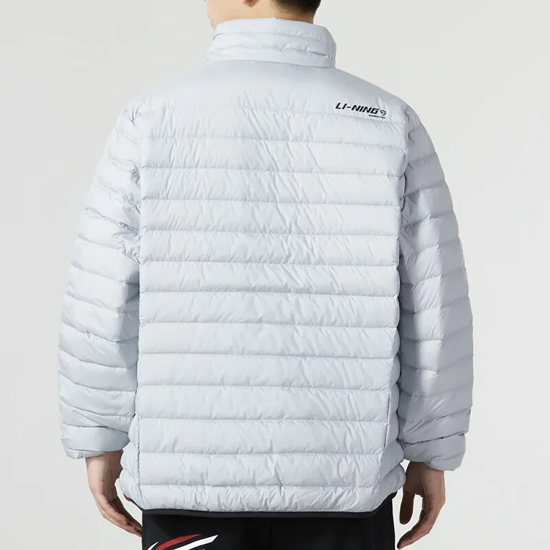 LiNing Badminton Series Down Jacket Unisex Gray-2