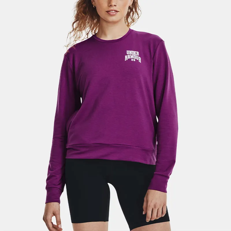 Under Armour Rival Terry Sweatshirt Women's Purple-2