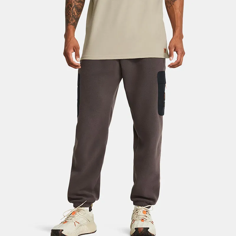 Under Armour Project Rock Veterans Day Knitted Sports Pants Men's Pepper-Colored-2