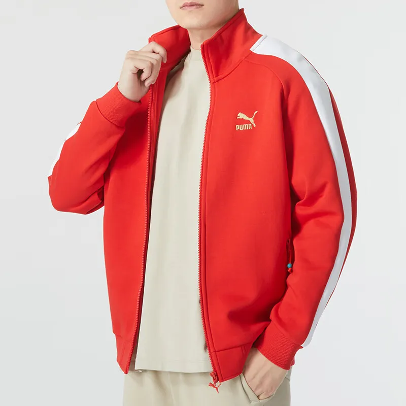 PUMA CNY Year Of The Dragon Series Jackets Unisex Red-1