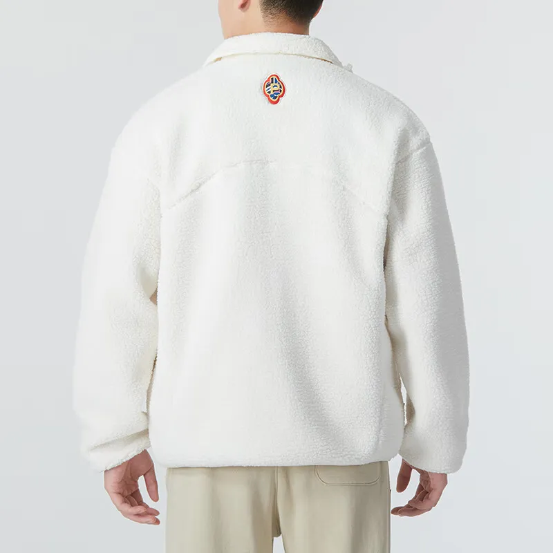 PUMA Velvet feel Coat Unisex White-2