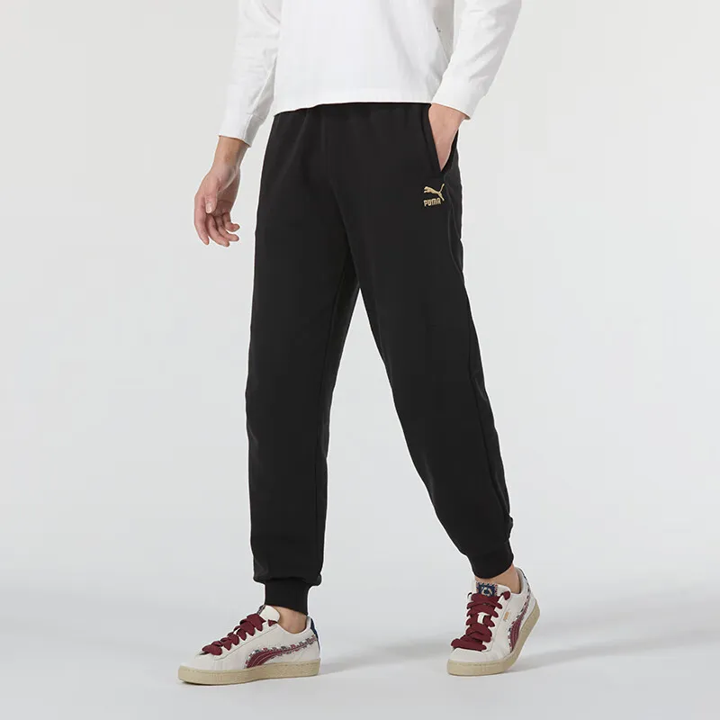 PUMA Knitted Sports Pants Unisex Black-2