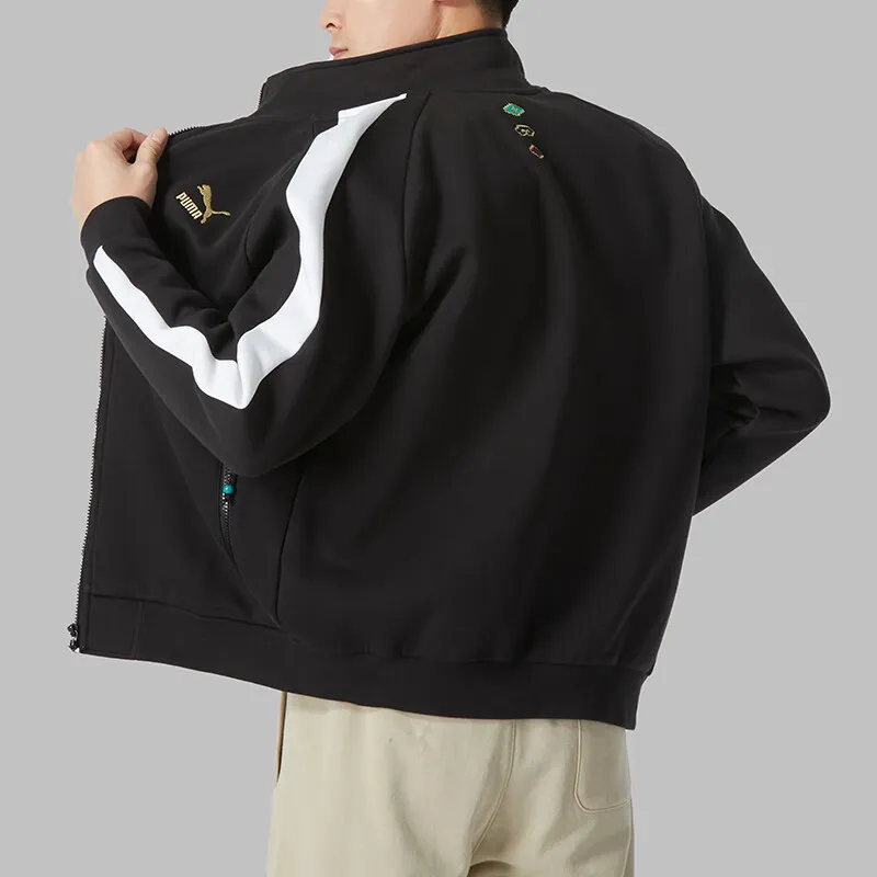 PUMA CNY Year Of The Dragon Series Jackets Unisex Black-2