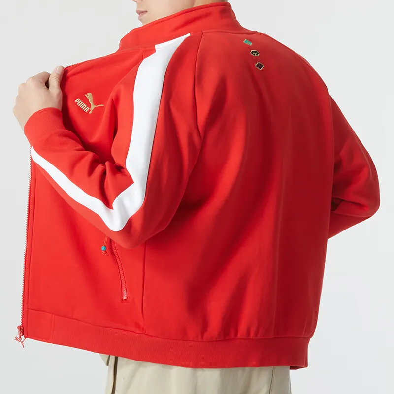 PUMA CNY Year Of The Dragon Series Jackets Unisex Red-3